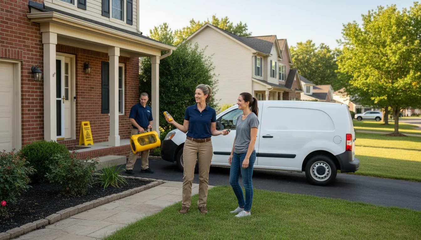 Residential water damage restoration in Climax, NY